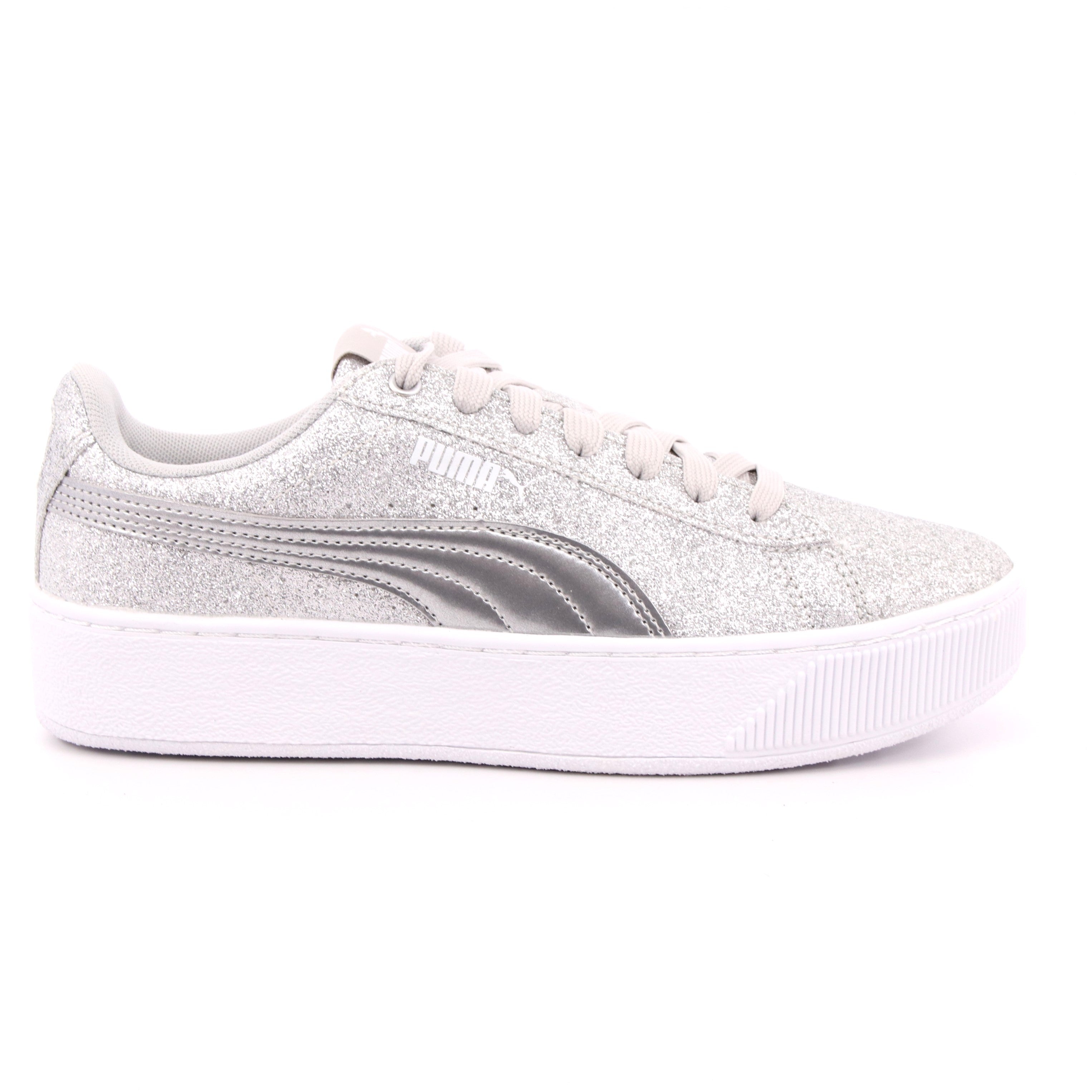 PUMA VIKKY PLATFORM PUMA SILVER