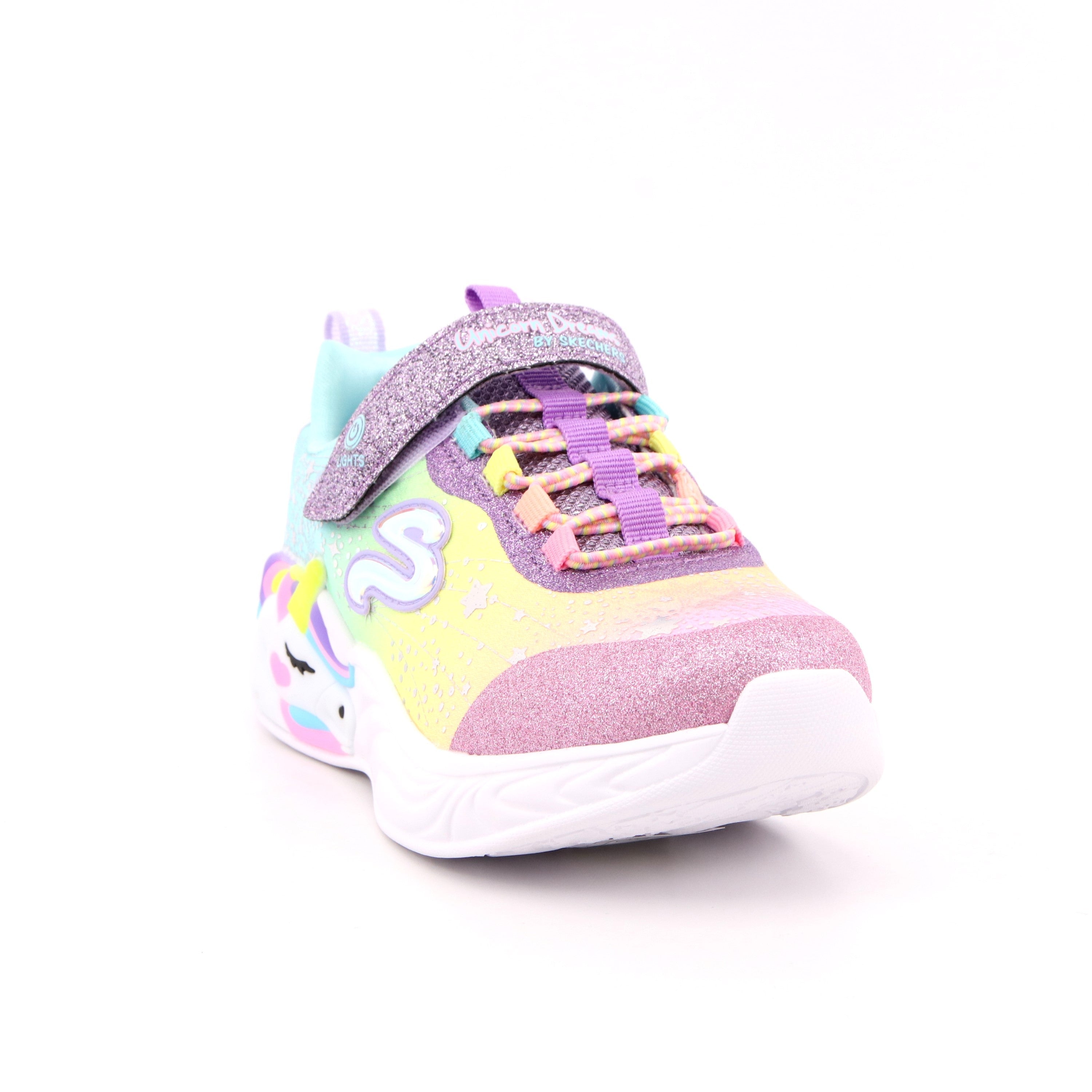 S LIGHTS-UNICORN DREAMS PRMTPURPLE M