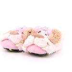 G749 PANTOFOLE IN TESSUTO ROSA