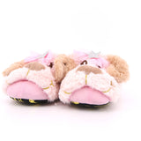 G749 PANTOFOLE IN TESSUTO ROSA