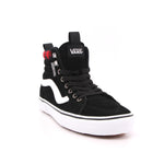 MN FILMORE HI VANSGUARD SUEDE BLACK RED