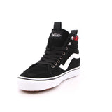 MN FILMORE HI VANSGUARD SUEDE BLACK RED