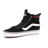 MN FILMORE HI VANSGUARD SUEDE BLACK RED