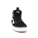 MN FILMORE HI VANSGUARD SUEDE BLACK RED