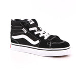 TD FILMORE HI ZIP SUEDE/CANVAS BLACK/WHITE