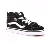 TD FILMORE HI ZIP SUEDE/CANVAS BLACK/WHITE