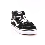 TD FILMORE HI ZIP SUEDE/CANVAS BLACK/WHITE