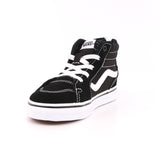 TD FILMORE HI ZIP SUEDE/CANVAS BLACK/WHITE