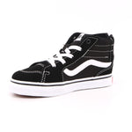 TD FILMORE HI ZIP SUEDE/CANVAS BLACK/WHITE