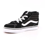 TD FILMORE HI ZIP SUEDE/CANVAS BLACK/WHITE