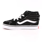 TD FILMORE HI ZIP SUEDE/CANVAS BLACK/WHITE