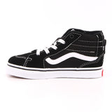 TD FILMORE HI ZIP SUEDE/CANVAS BLACK/WHITE