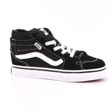 TD FILMORE HI ZIP SUEDE/CANVAS BLACK/WHITE