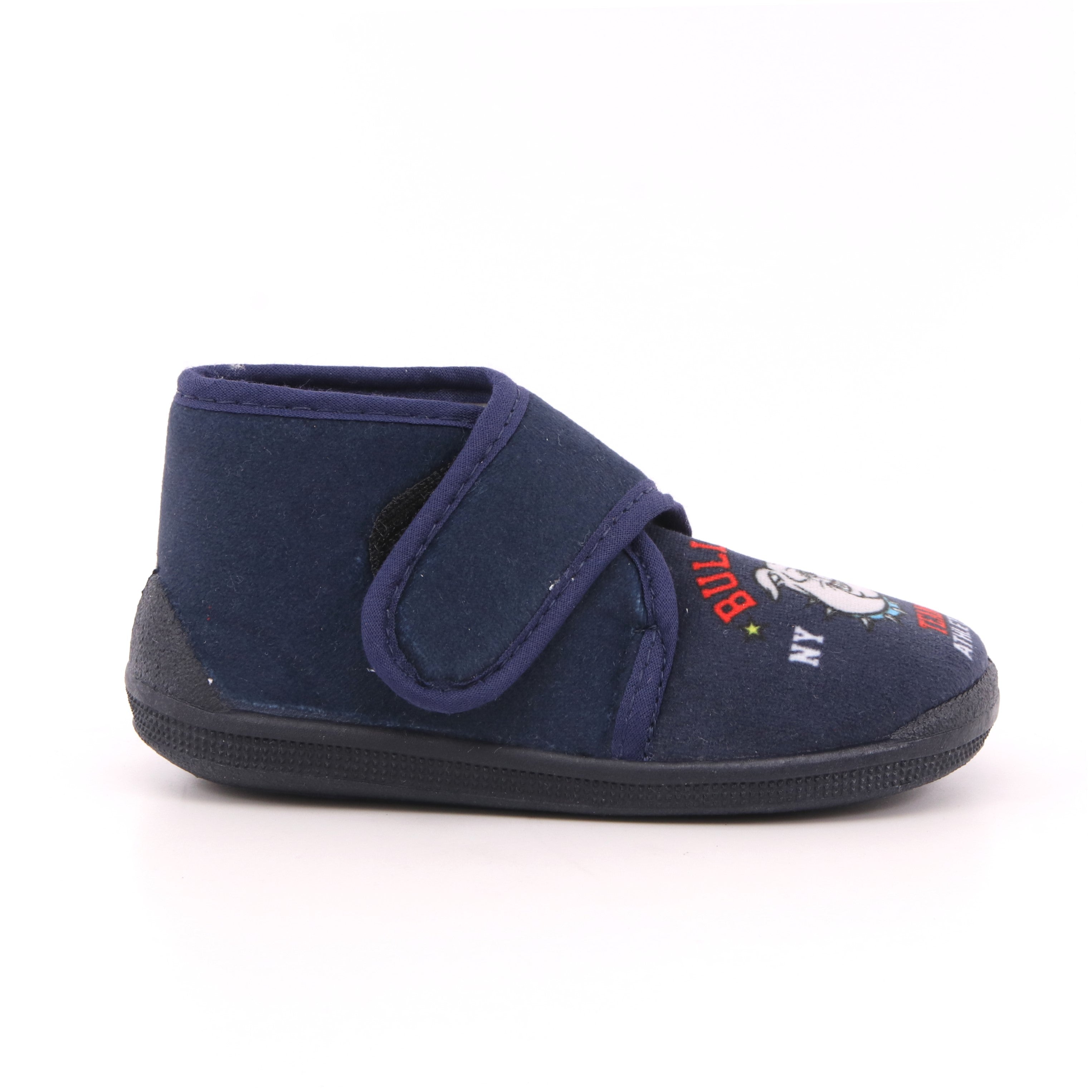 PANTOFOLINE BULL DOG BLU