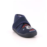 PANTOFOLINE BULL DOG BLU