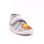 PANTOFOLINE KING LEONE GRIGIO