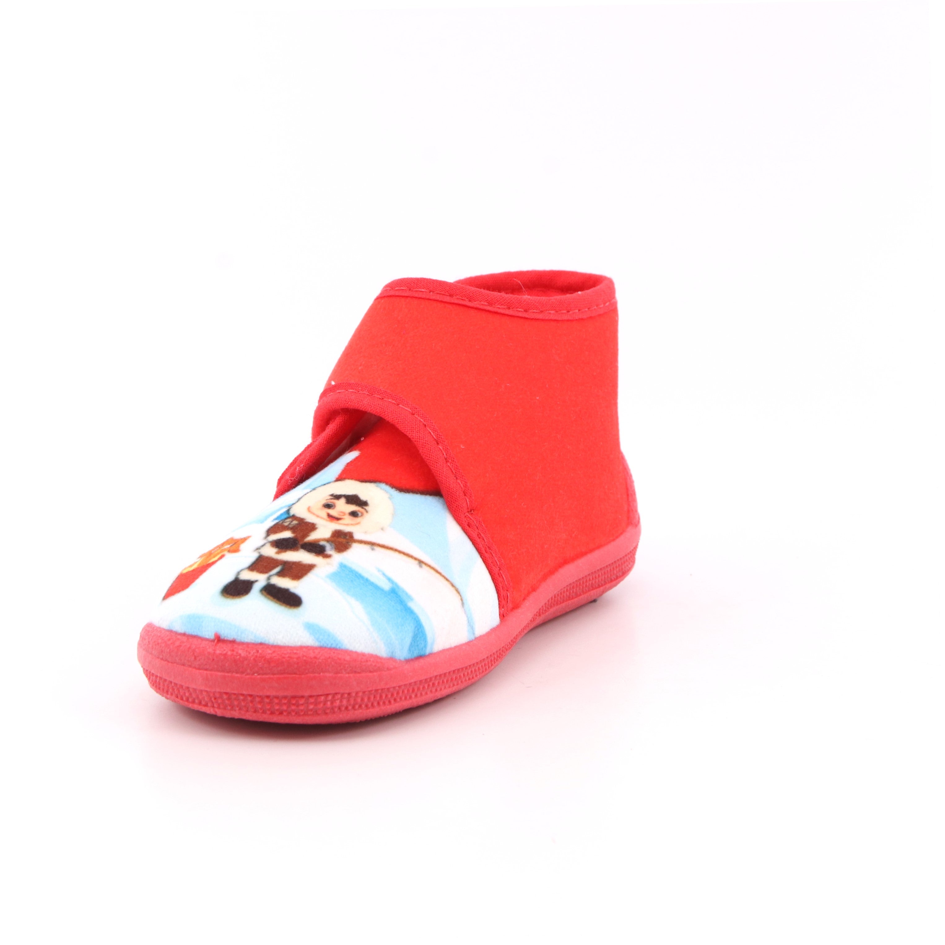 PANTOFOLINE ALASKA ROSSO