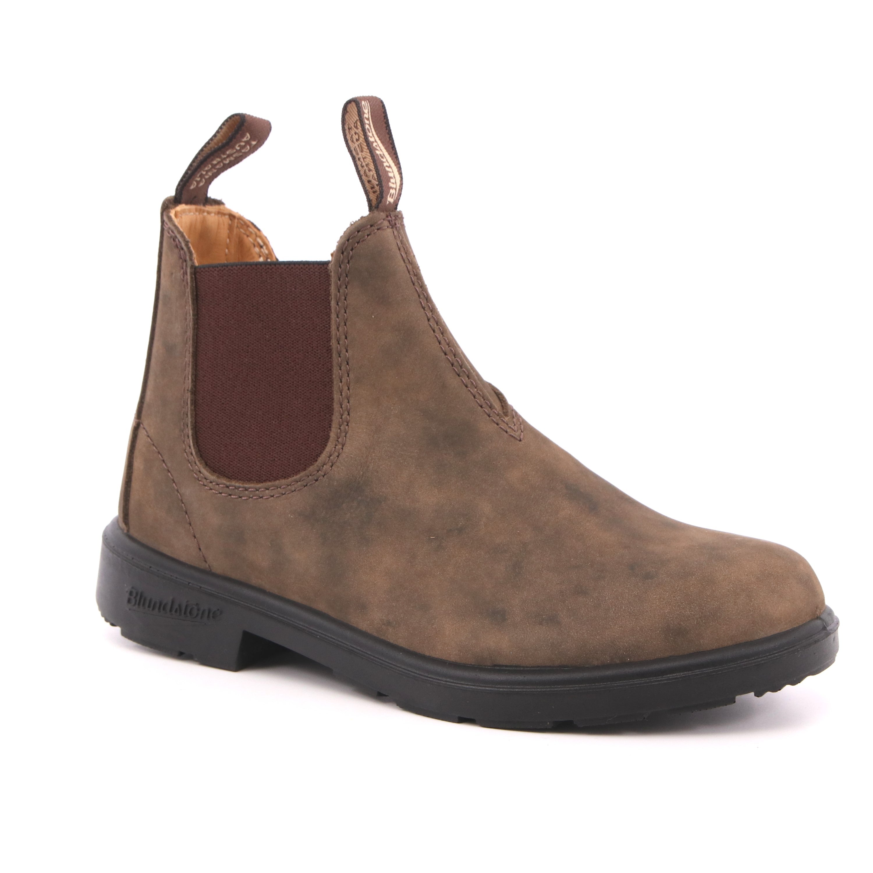 KID LEATHER BROWN ELASTIC RUSTIC CRAZY HORSE