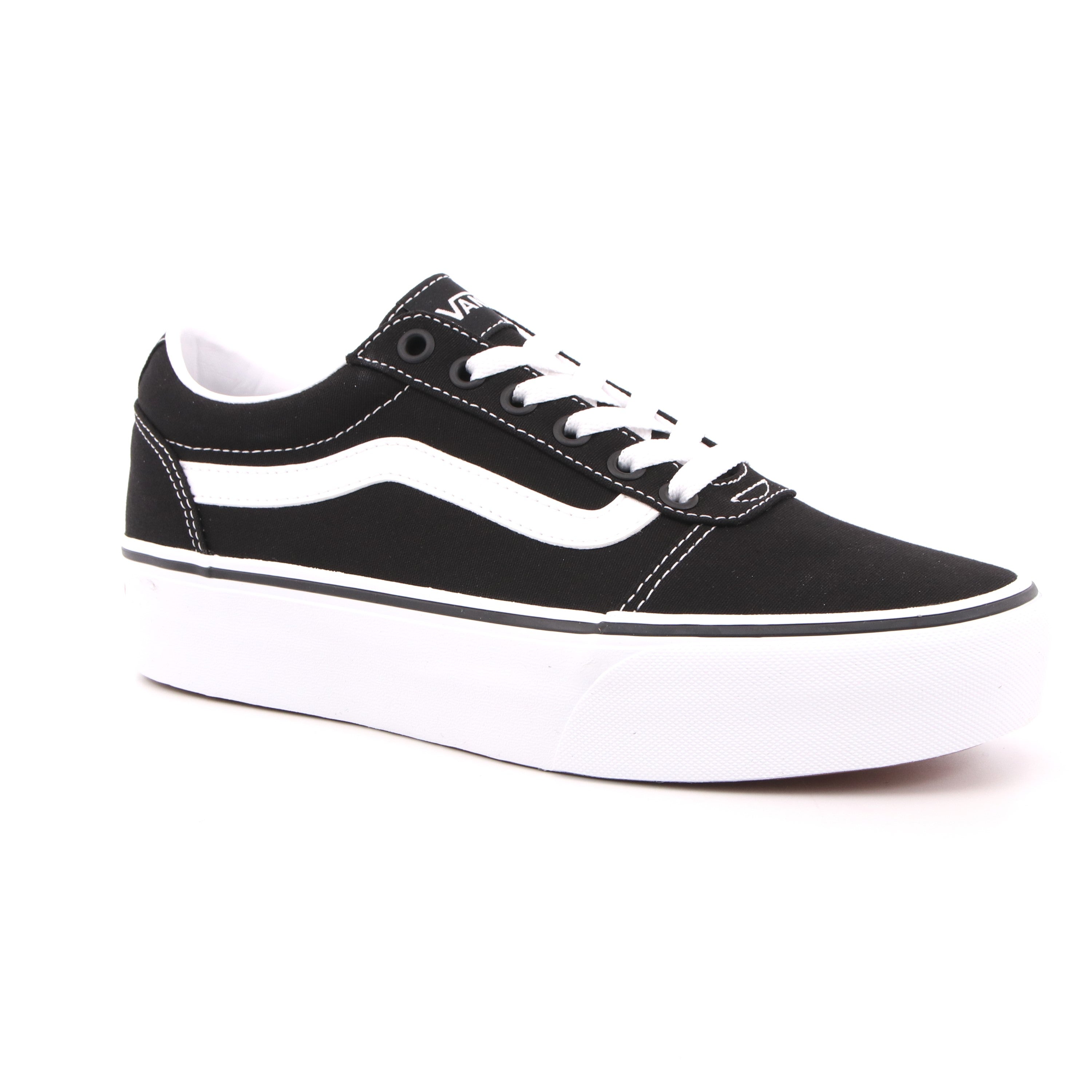 WM WARD PLATFORM CANVAS BLACK/WHITE