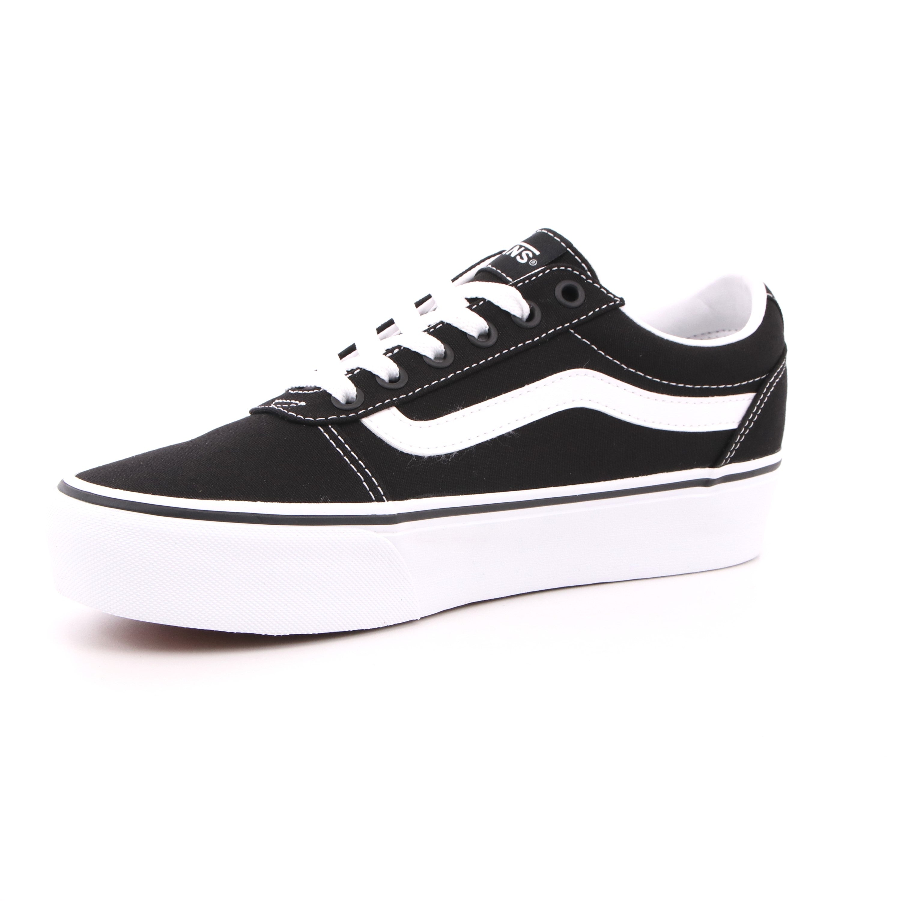 WM WARD PLATFORM CANVAS BLACK/WHITE