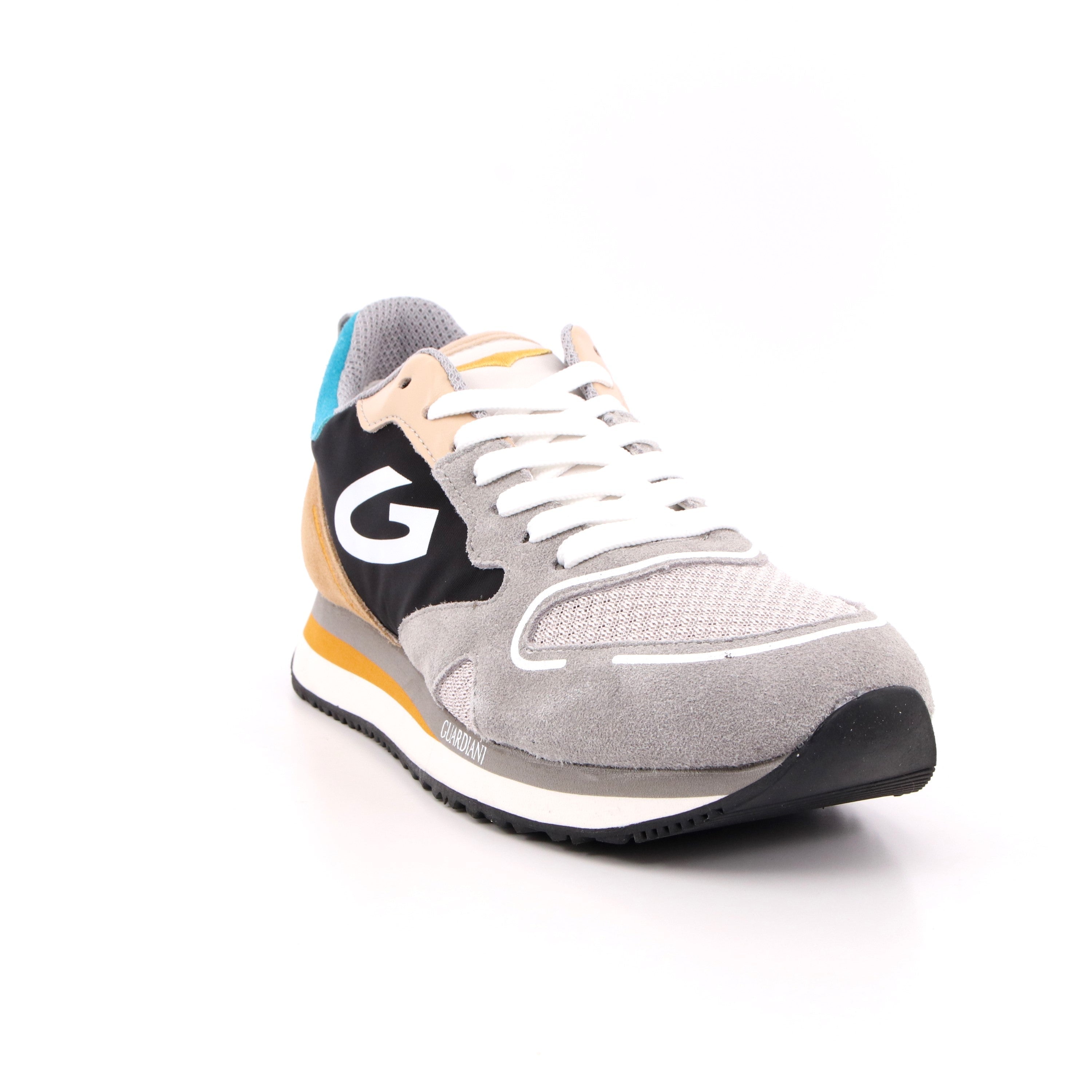 WEN 0088 LOW M SUEDE/S.FABR/SUEDE GREY/BLACK
