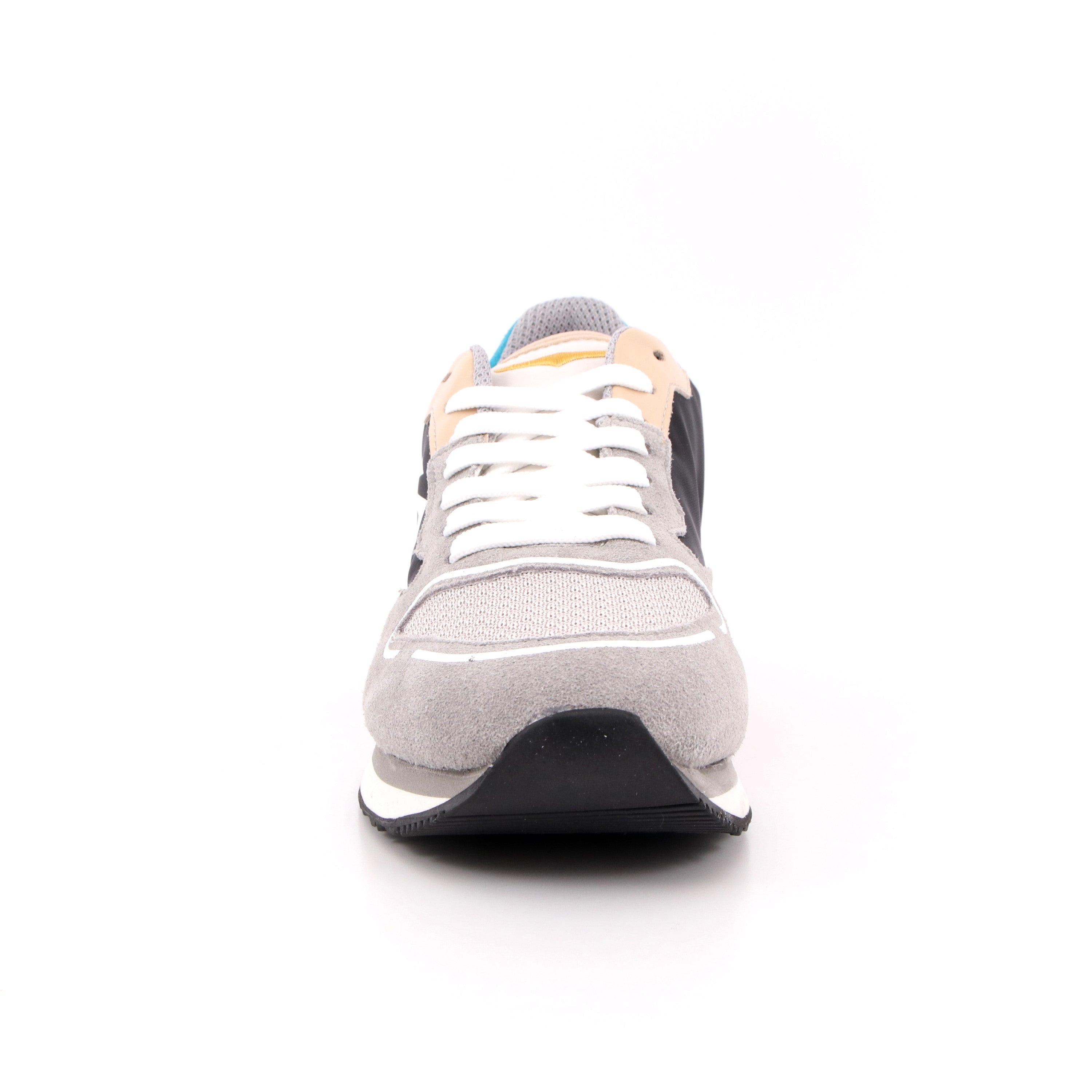 WEN 0088 LOW M SUEDE/S.FABR/SUEDE GREY/BLACK