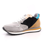 WEN 0088 LOW M SUEDE/S.FABR/SUEDE GREY/BLACK