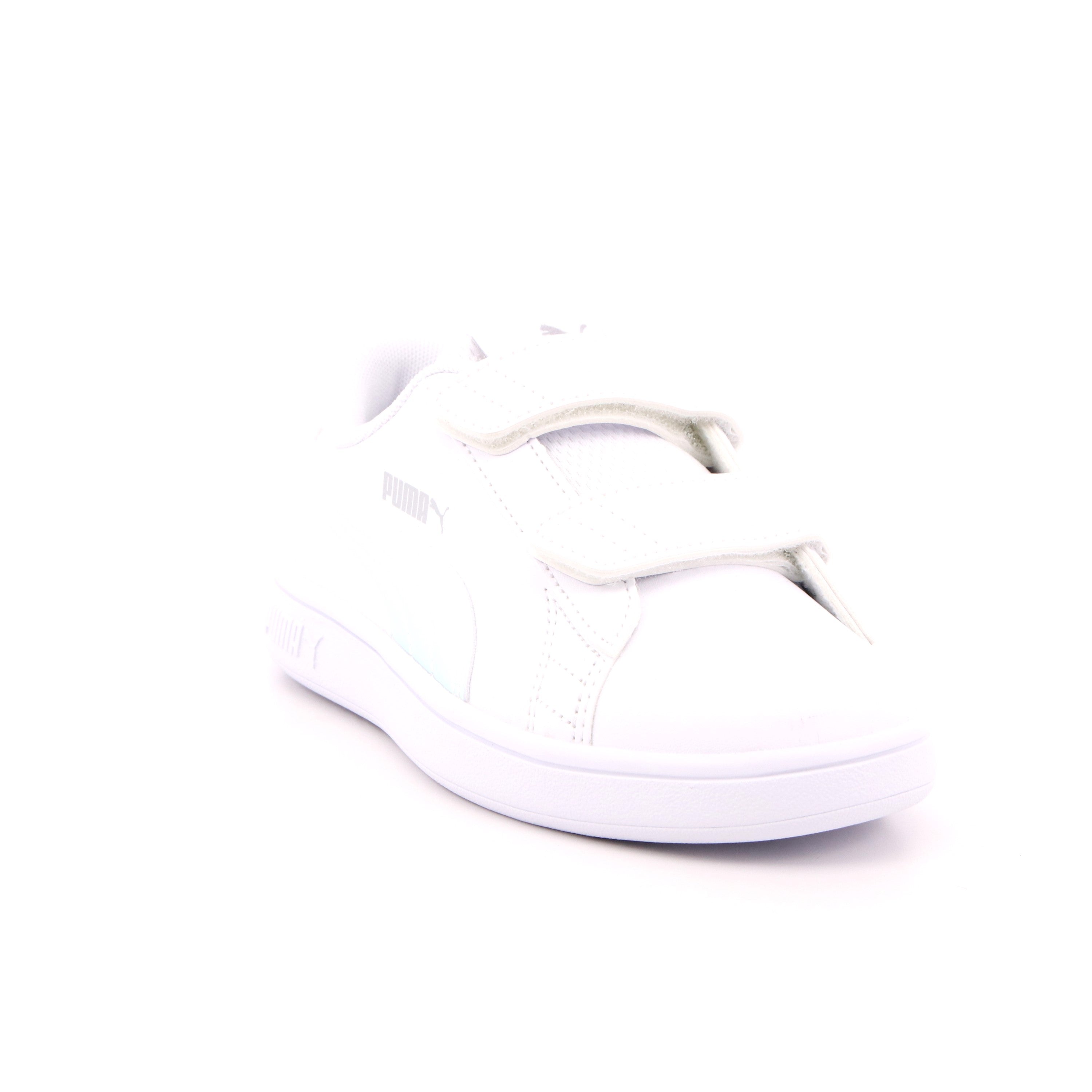 PUMA SMASH V2 HOLO V,PUMA WHITE-PUMA SIL