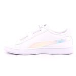 PUMA SMASH V2 HOLO V,PUMA WHITE-PUMA SIL
