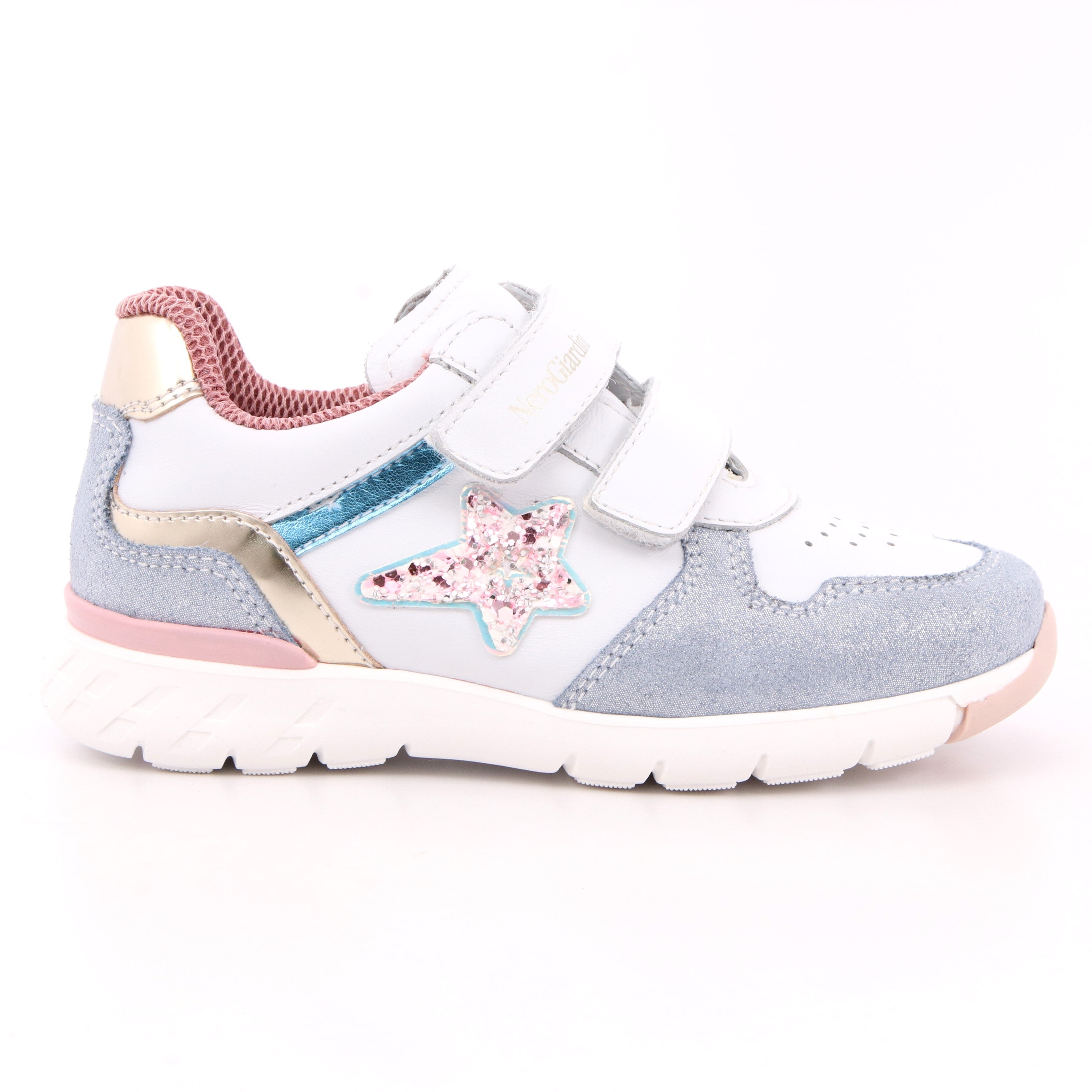 GLITTER AZURE CILE BIANCO T.BRILL PLATINO