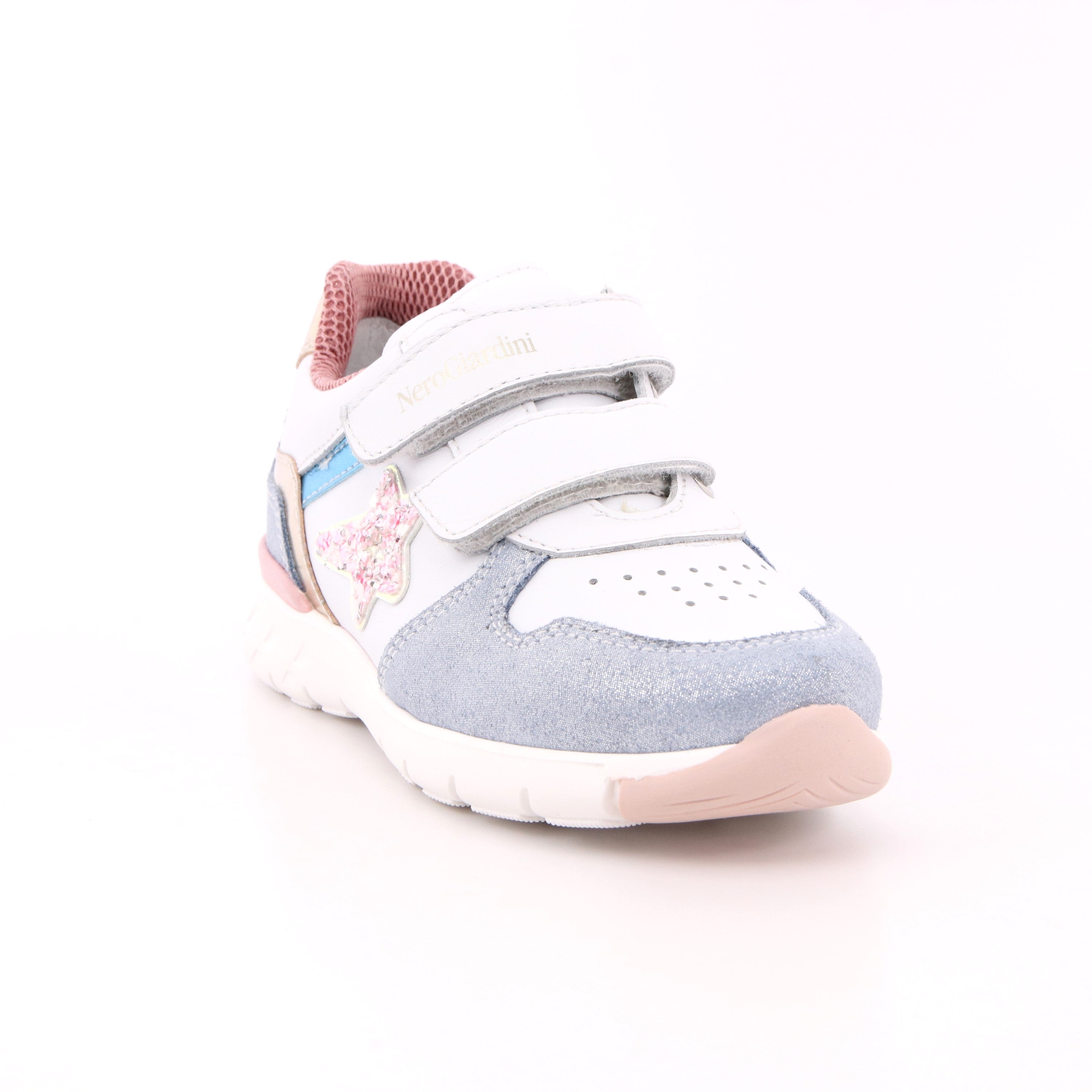 GLITTER AZURE CILE BIANCO T.BRILL PLATINO