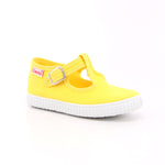 SANDALIA HEBILLA LISO 04 AMARILLO