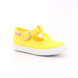 SANDALIA HEBILLA LISO 04 AMARILLO