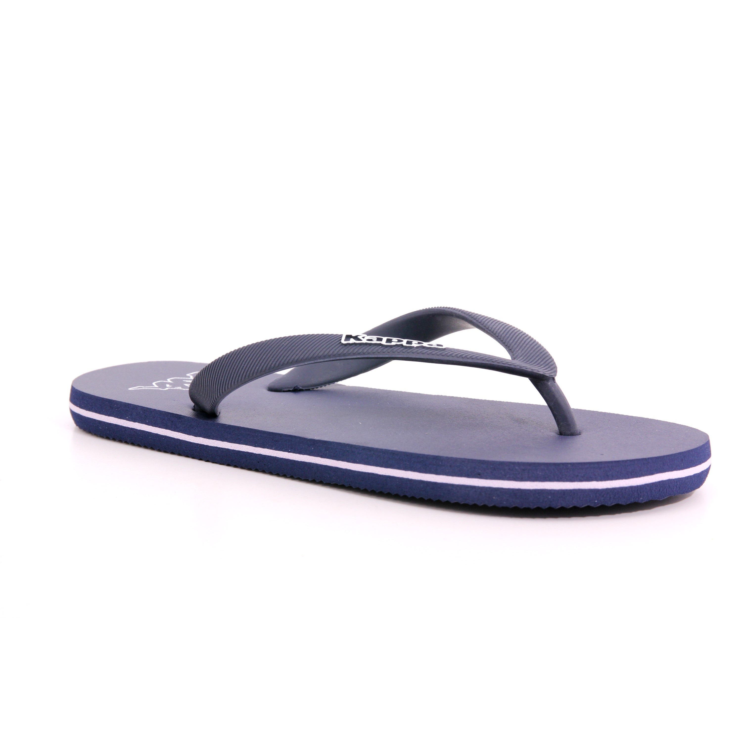 LOGO MOKER THONGS A1F BLUE MARINE-WHITE