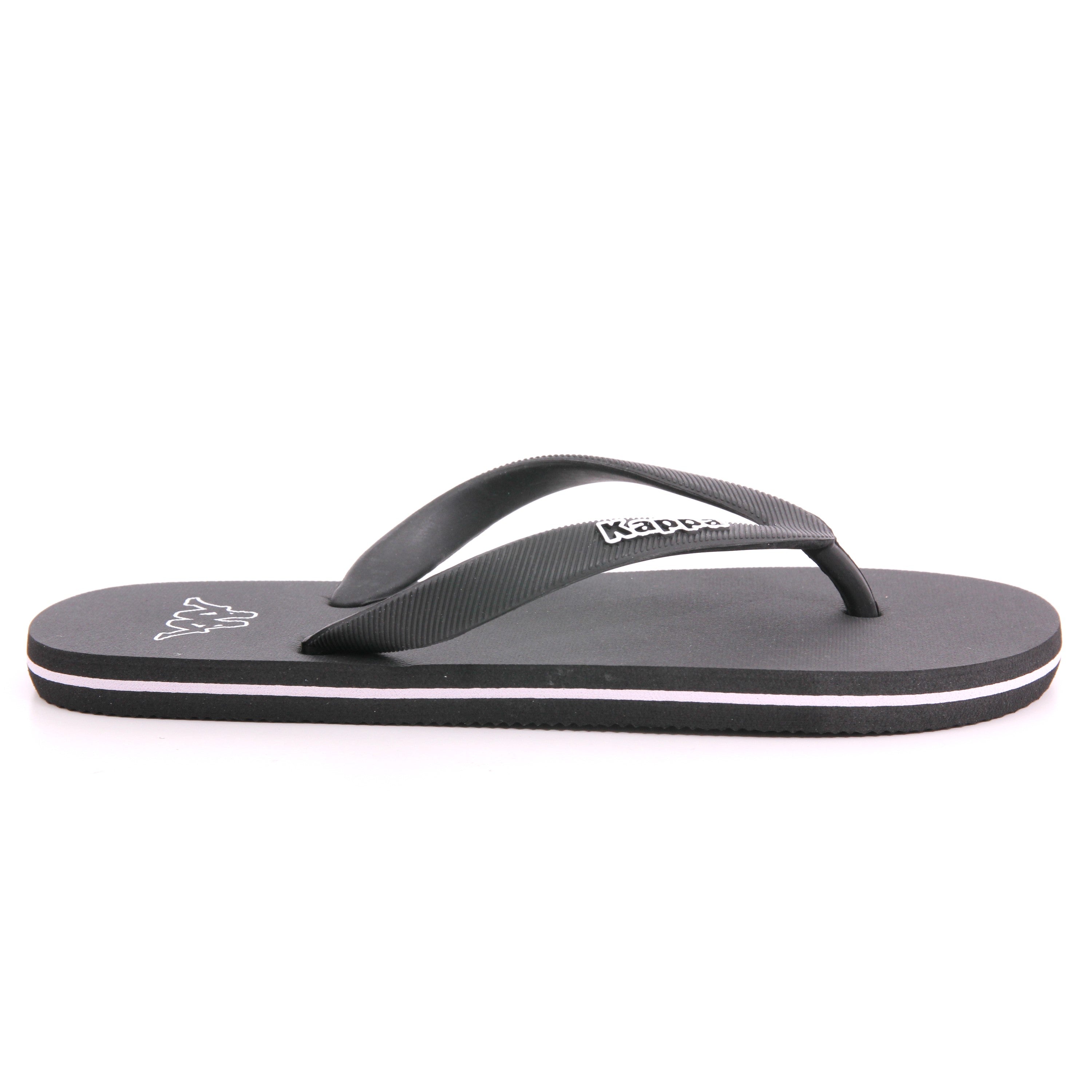 LOGO MOKER THONGS 911 BLACK - WHITE