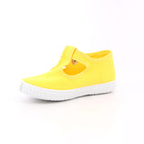 SANDALIA HEBILLA LISO 04 AMARILLO