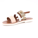 SANDALO BIMBA CAP/VIP LAM/CAP/VIT COL. BIA/ORO