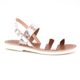 SANDALO BIMBA LAM/VIP LAM/COCCO COL. ARGENTO