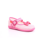 BALLERINA FIBBIA METAL FRAGOLA + FIOCCO