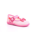 BALLERINA FIBBIA METAL FRAGOLA + FIOCCO