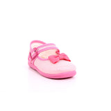 BALLERINA FIBBIA METAL FRAGOLA + FIOCCO
