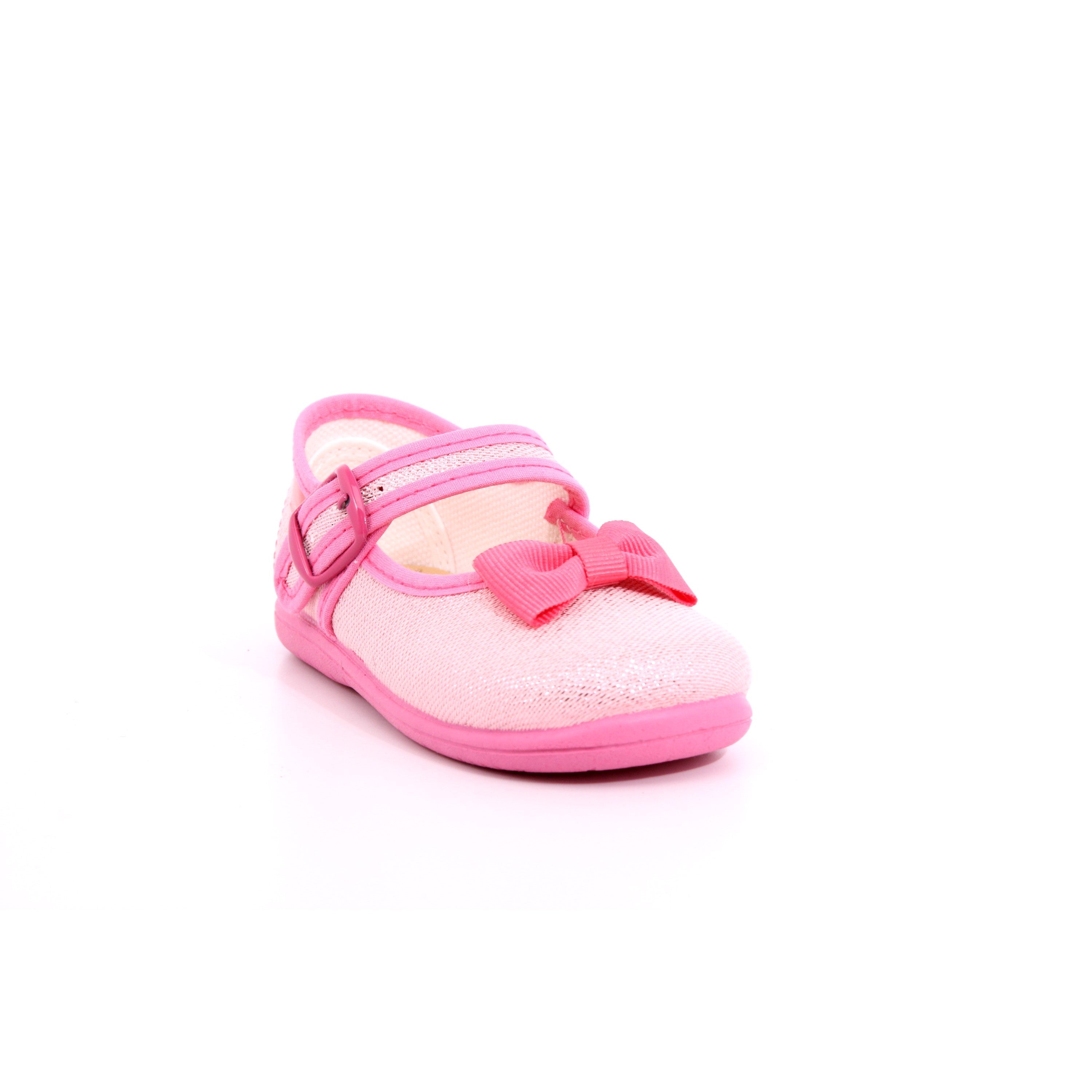 BALLERINA FIBBIA METAL FRAGOLA + FIOCCO