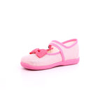 BALLERINA FIBBIA METAL FRAGOLA + FIOCCO