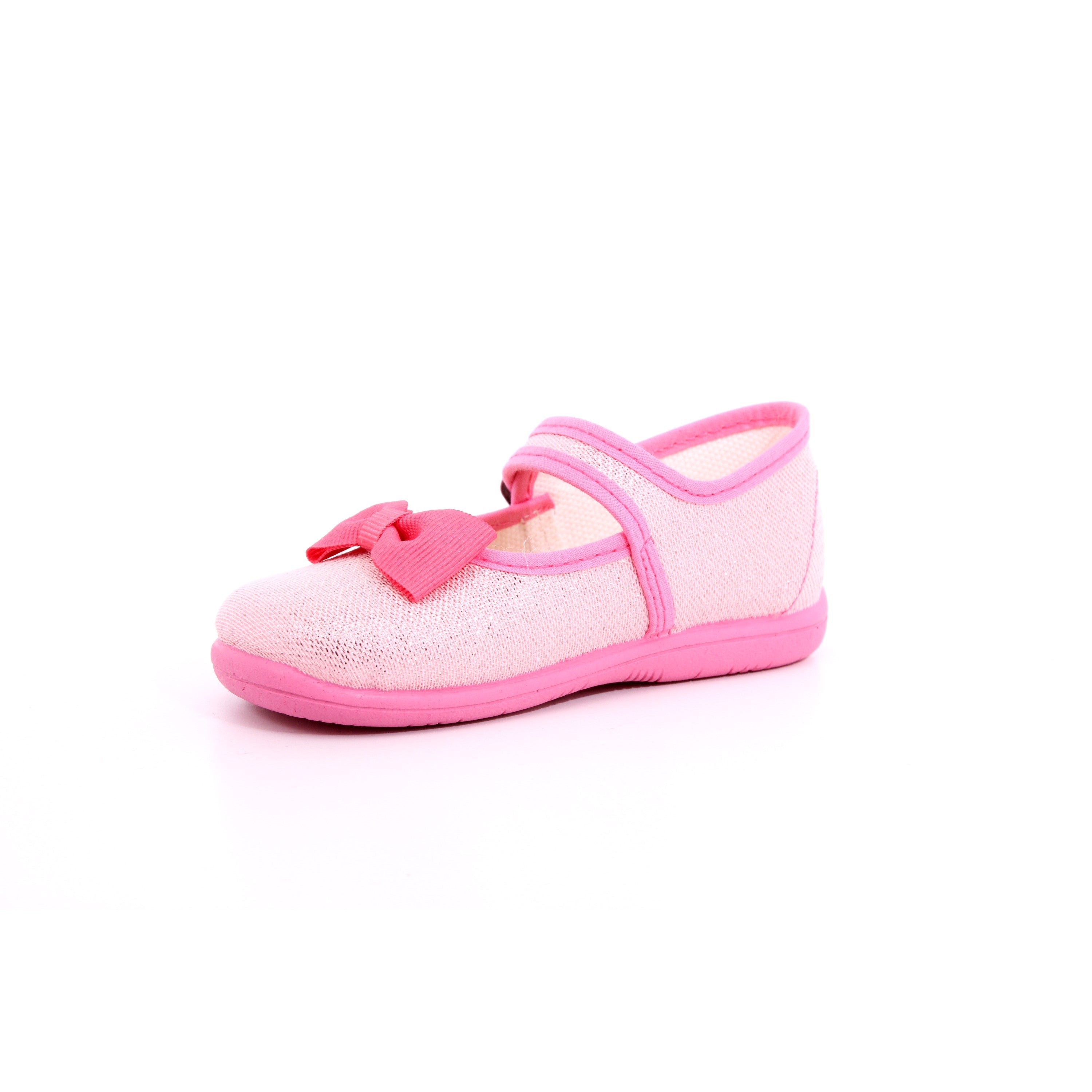 BALLERINA FIBBIA METAL FRAGOLA + FIOCCO