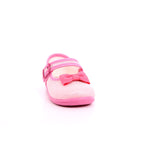 BALLERINA FIBBIA METAL FRAGOLA + FIOCCO