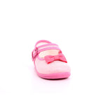 BALLERINA FIBBIA METAL FRAGOLA + FIOCCO
