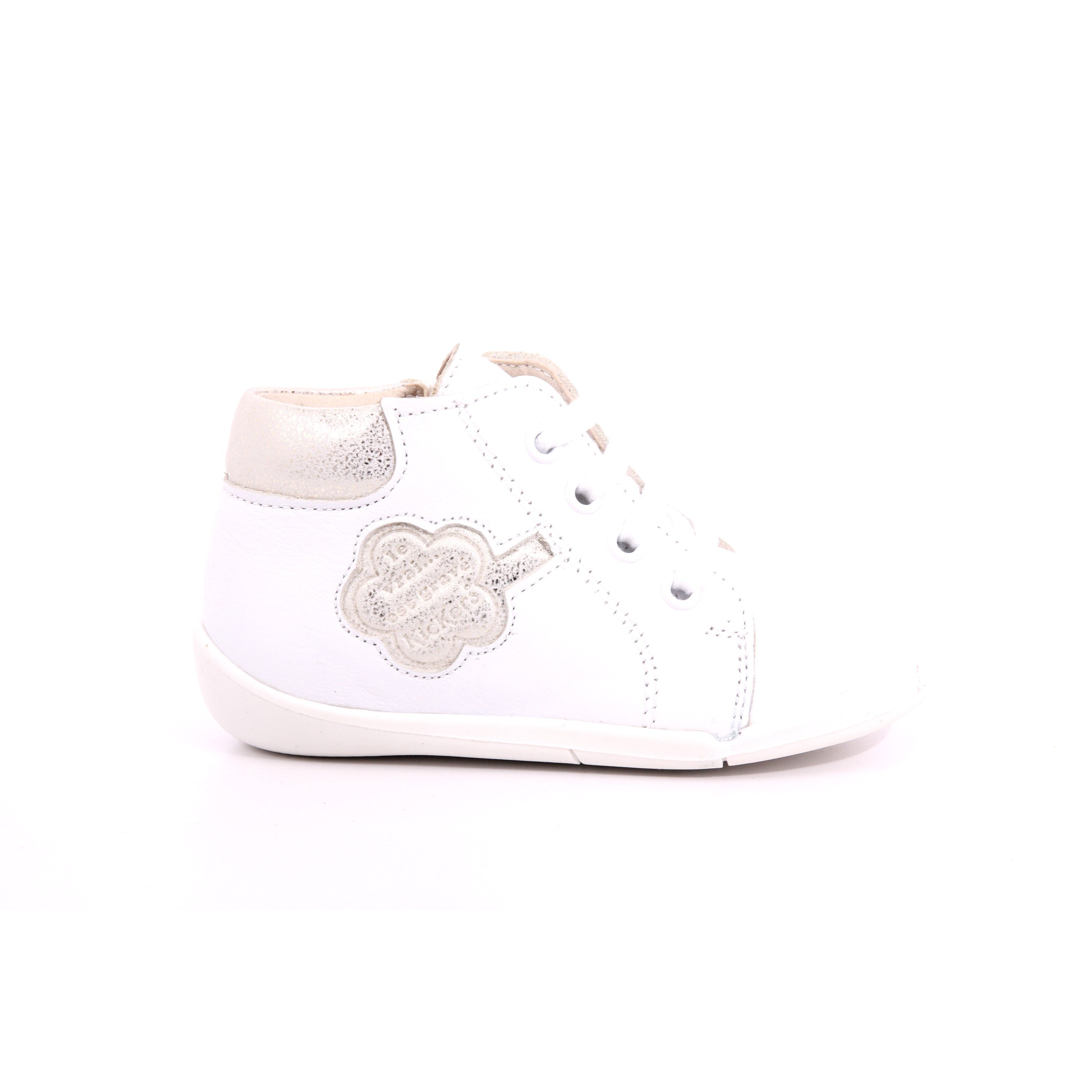 WAOUK CUIR GRANADA NAPA 32 BLANC METALLISE