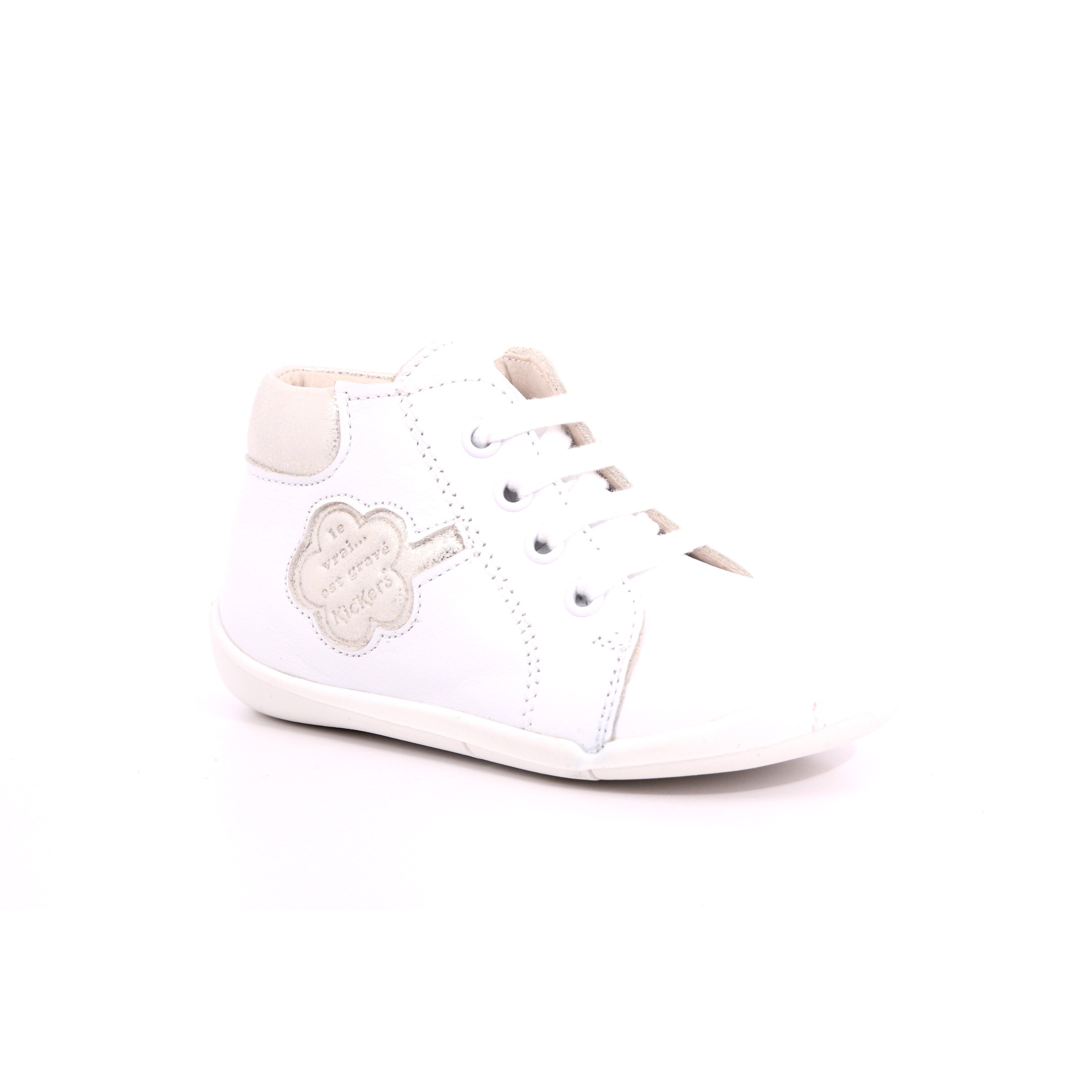 WAOUK CUIR GRANADA NAPA 32 BLANC METALLISE
