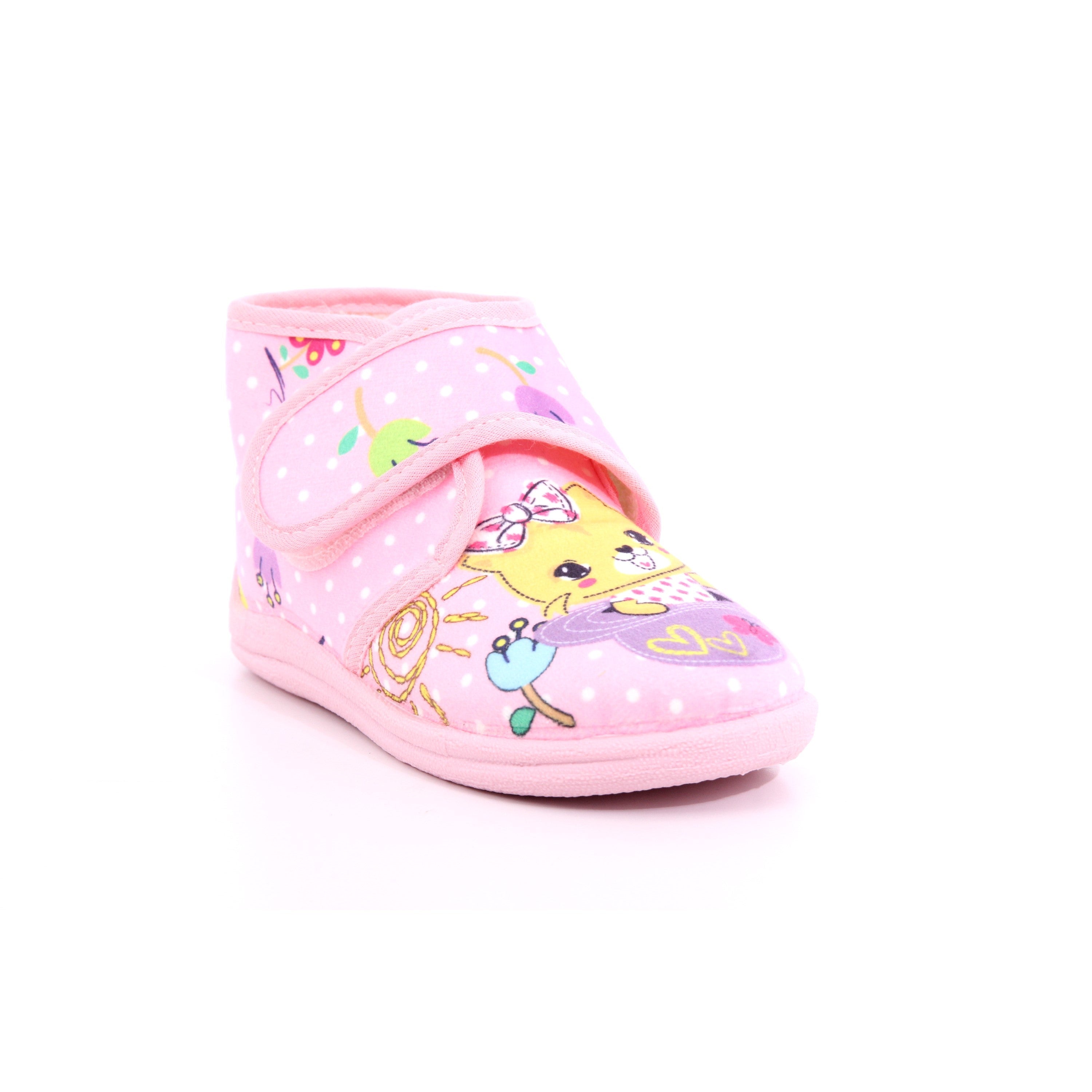 POLACCHINO VELCRO BIMBO ROSA