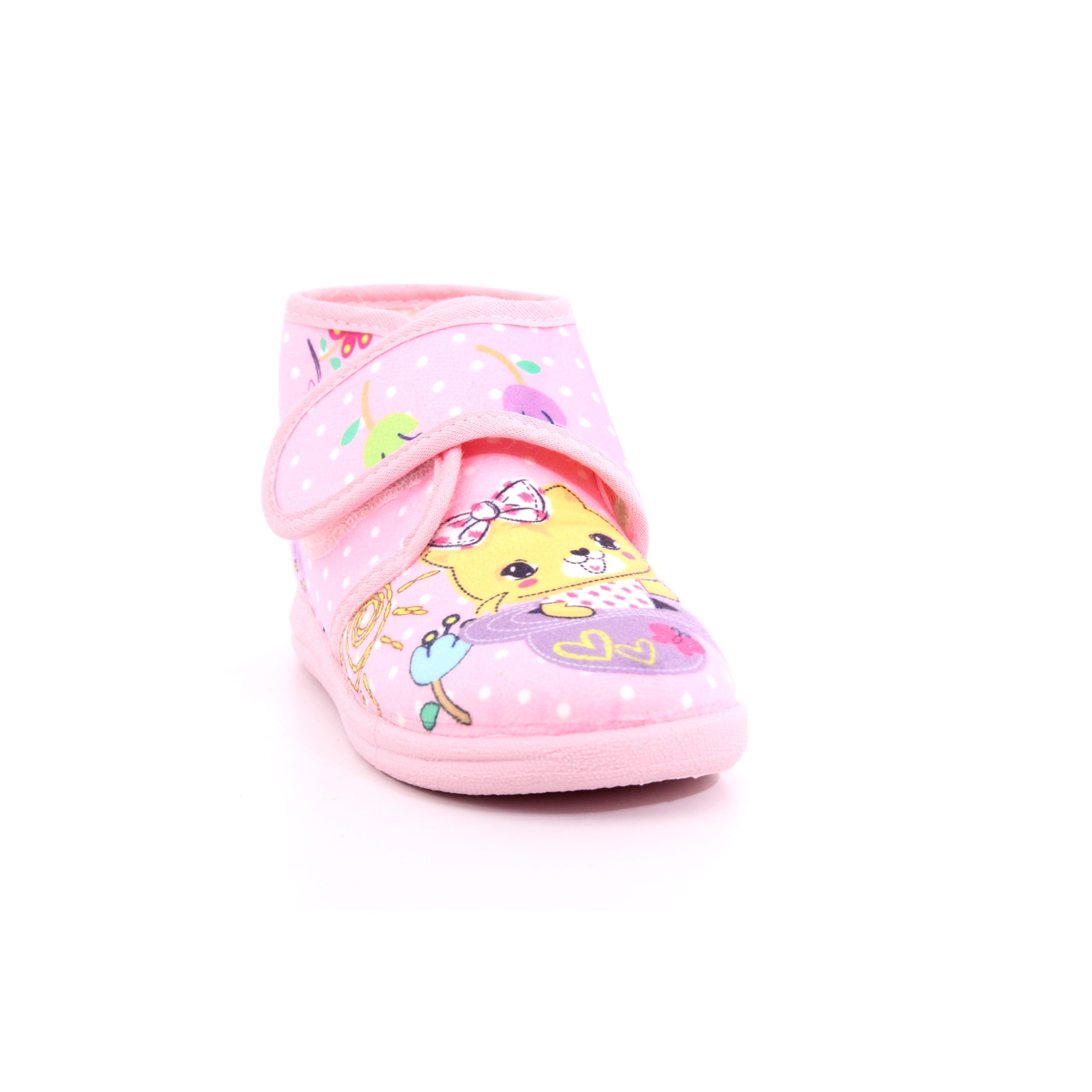 POLACCHINO VELCRO BIMBO ROSA